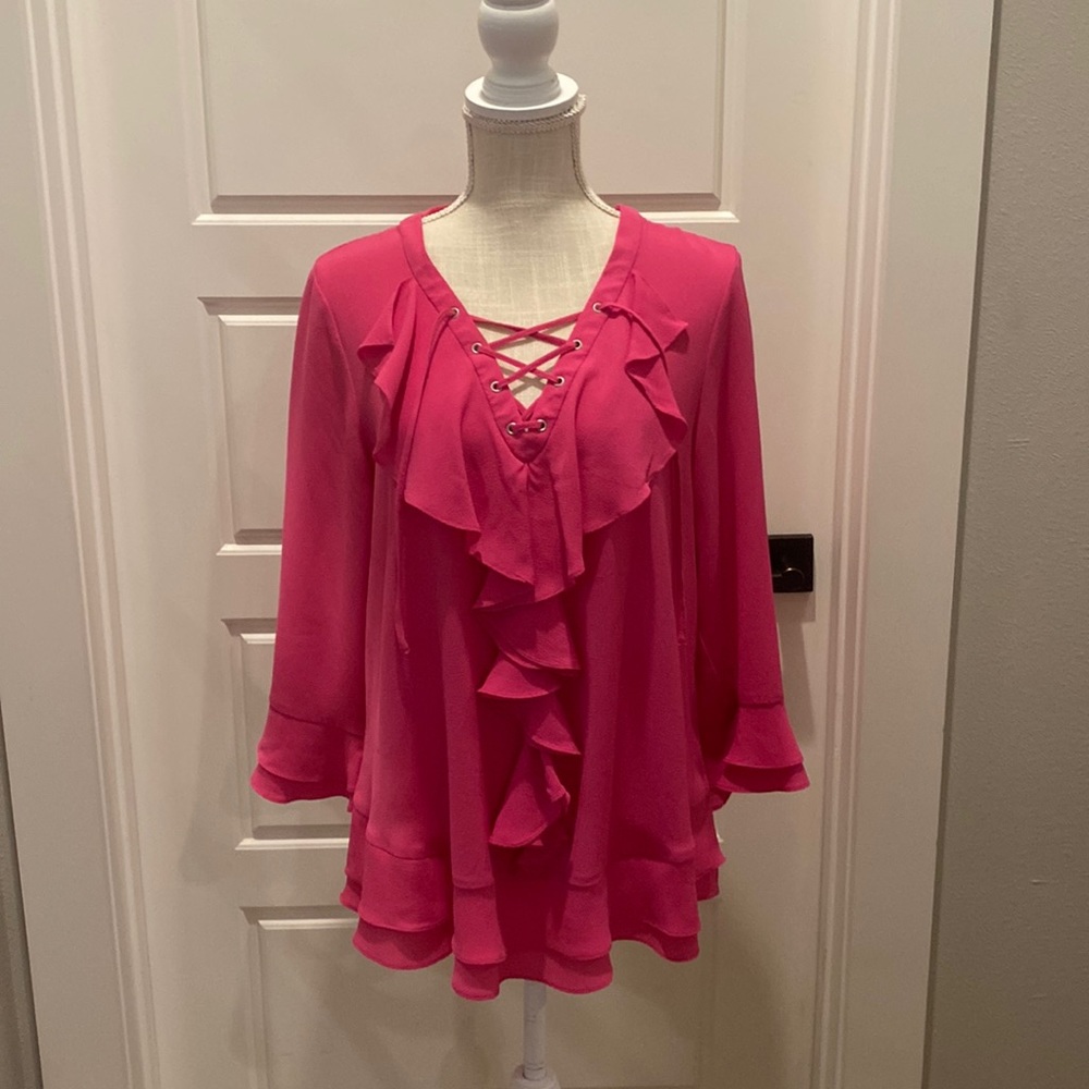 Hot Pink Blouse